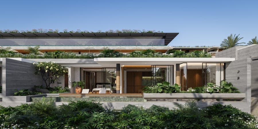 Body Factory Uluwatu two-bedroom in daytime, exterior with private pool