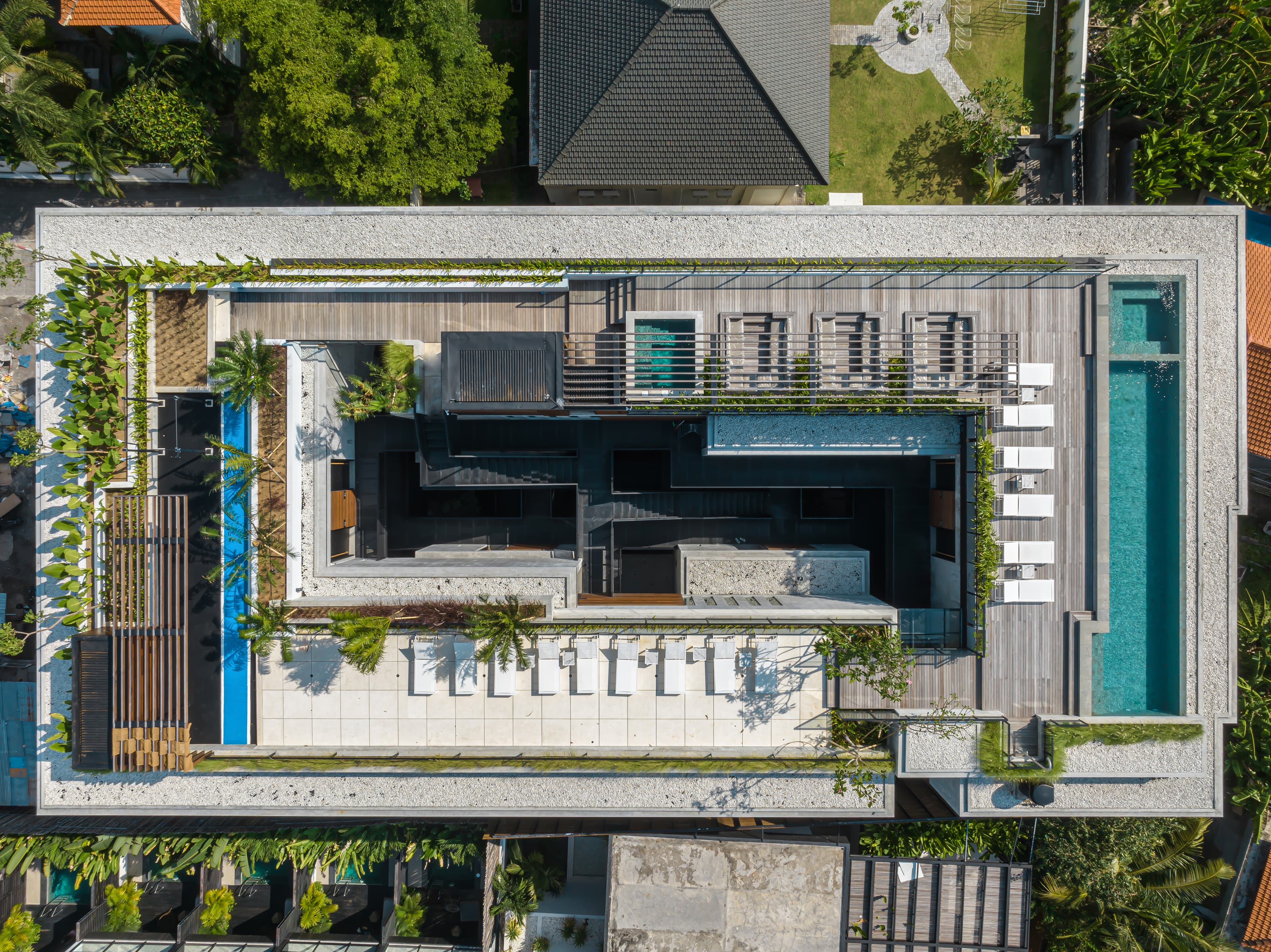 Aerial view of Lifestyle Residence Canggu